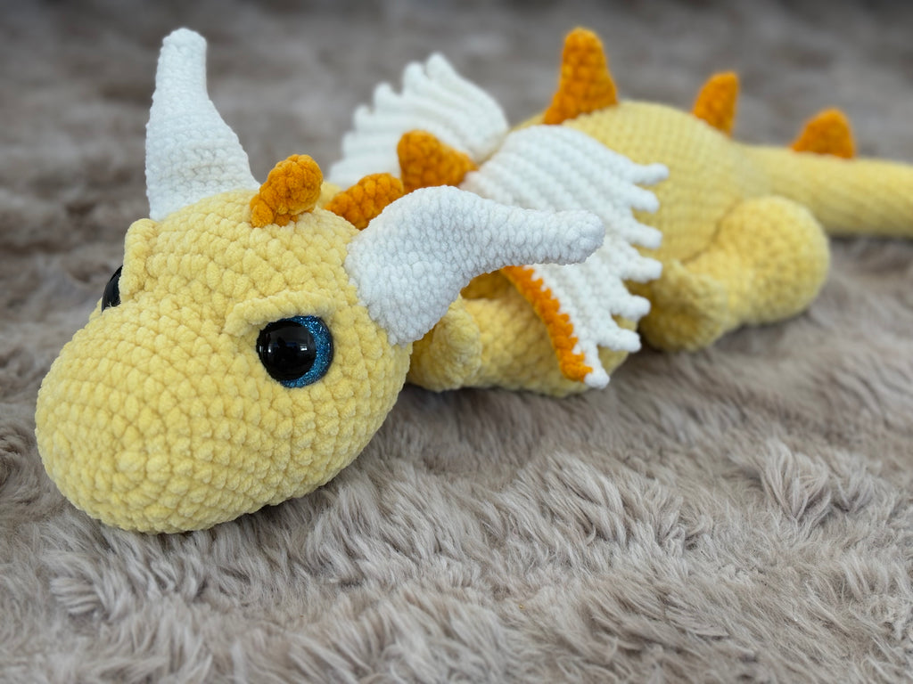 Drache „Knut“ - sonnengelb