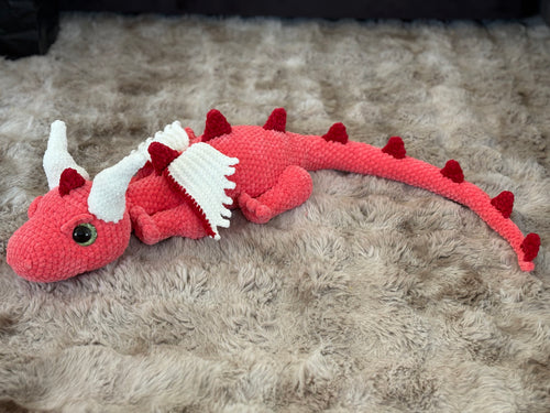 Drache „Knut“ - lachsrot